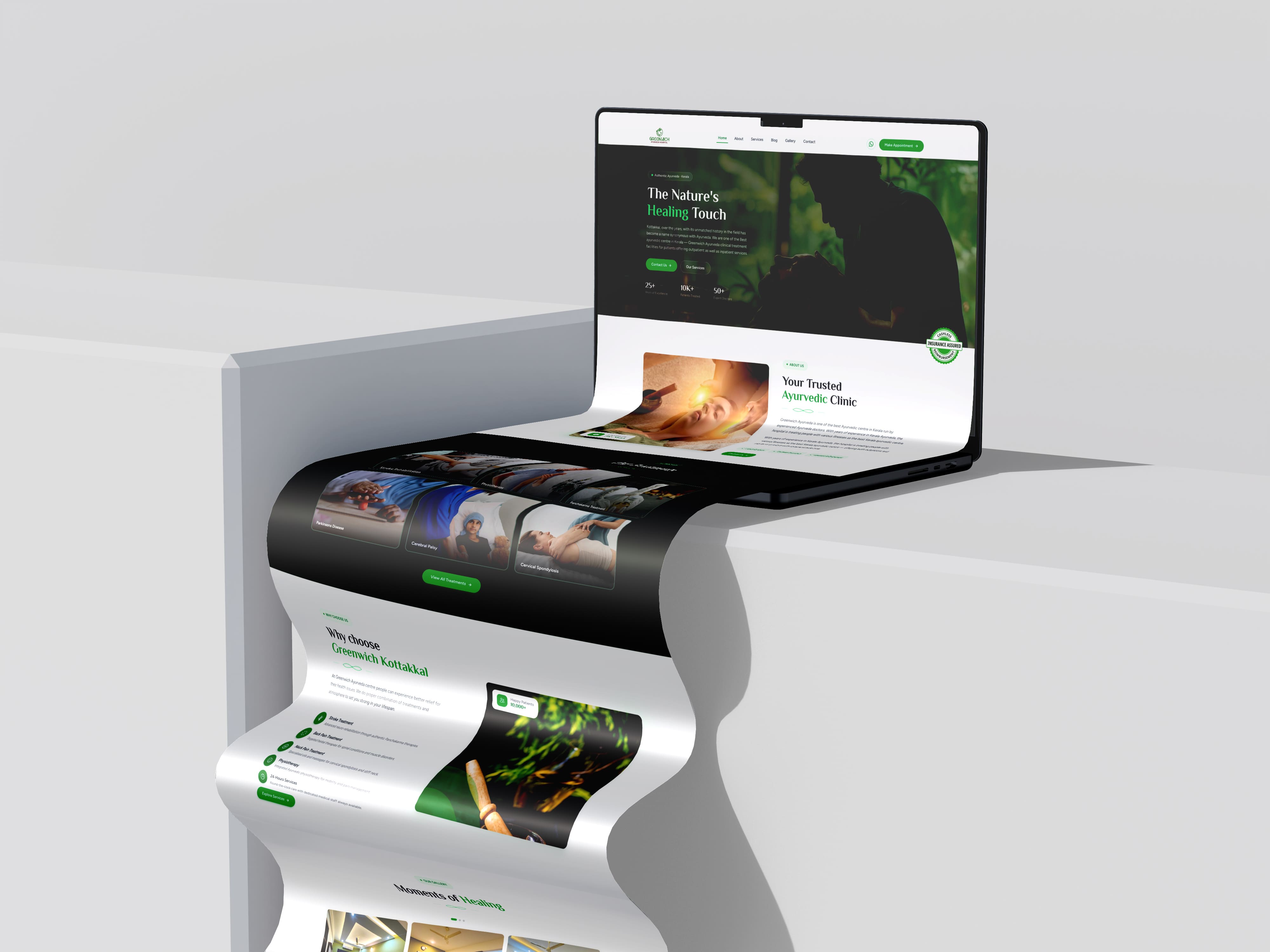 Greenwich Ayurveda Kottakkal — Healthcare Platform