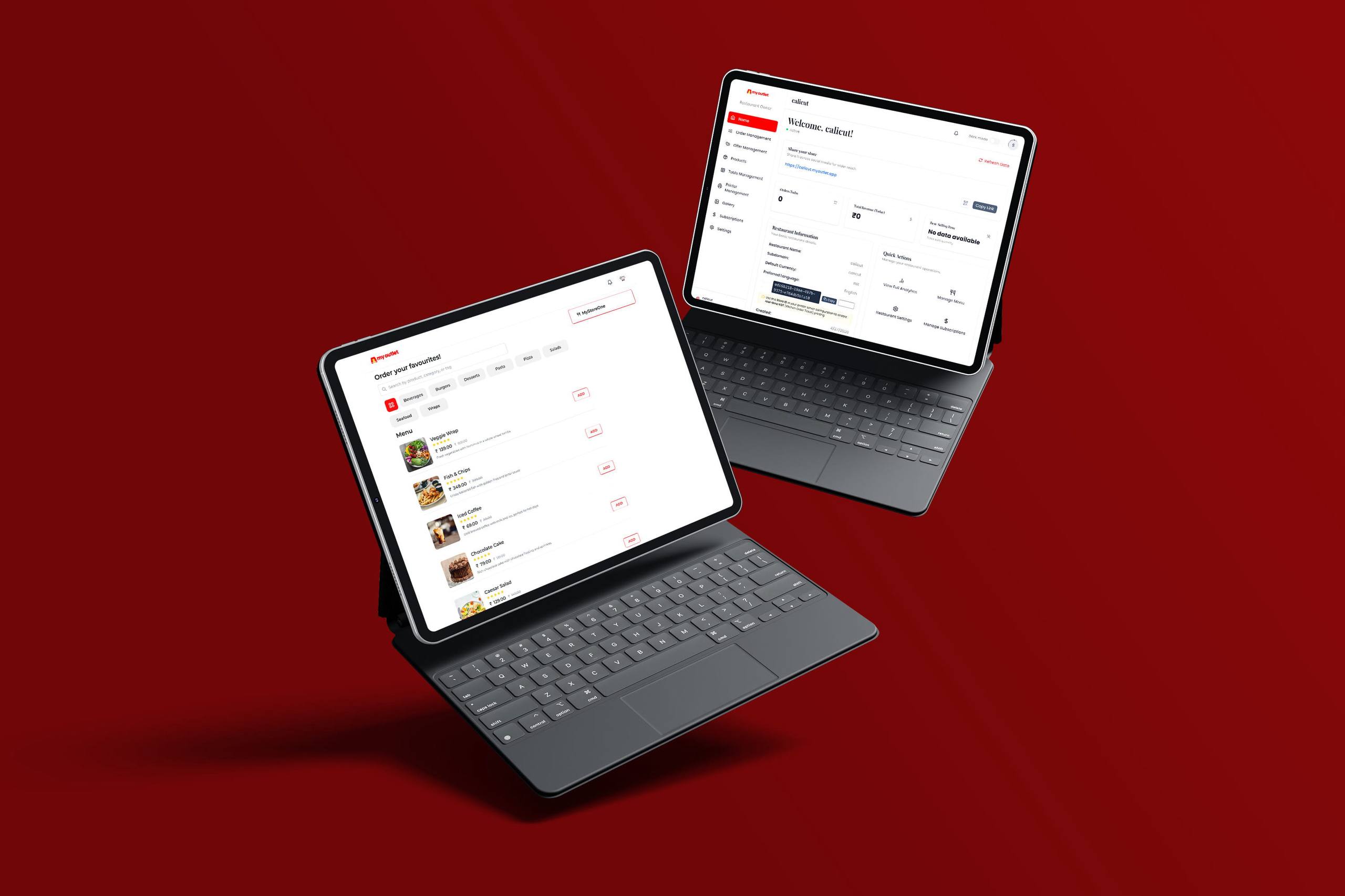 My Outlet Admin Dashboard